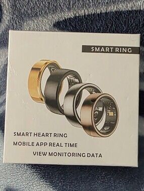 NIB Smart Ring Heart Monitor - Unisex Size: 11 Silver
